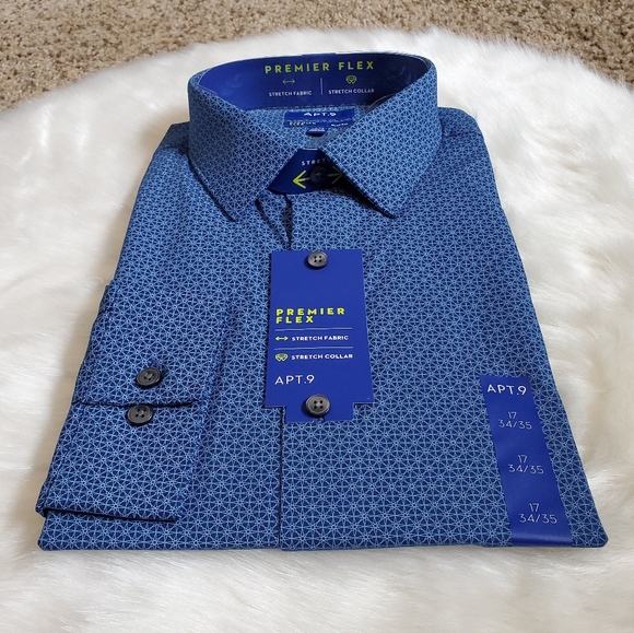 Apt. 9 Other - Slim Fit Stretch Button Down